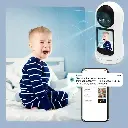 Baby Monitor with 5-Inch Screen, Two-Way Audio, and Night Vision