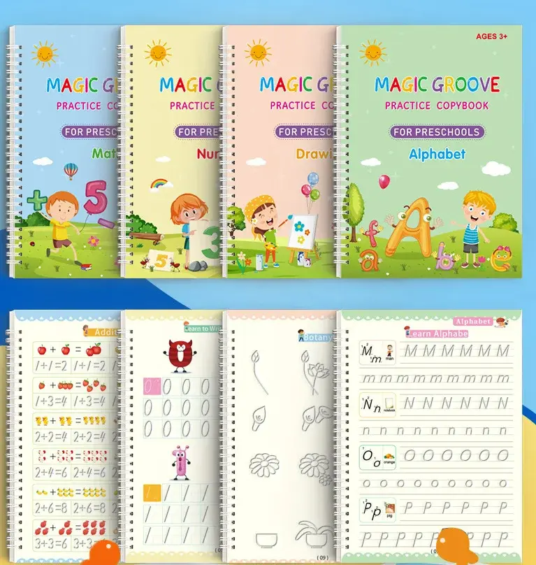Reusable Magic Handwriting Practice Copybook for Kids