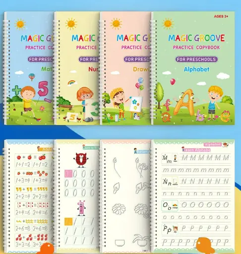 Reusable Magic Handwriting Practice Copybook for Kids